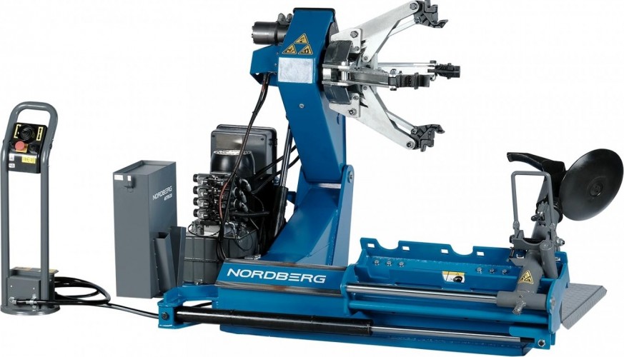 Шиномонтажный стенд NORDBERG 46TRK станок 380v для грузовых машин, зажимы 14-26", сер ЦБ-00019706