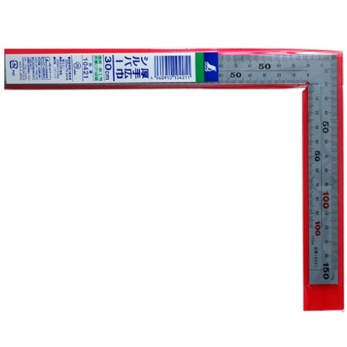 Угольник плоский Shinwa, 300 х 150мм, матовый - изображение 5