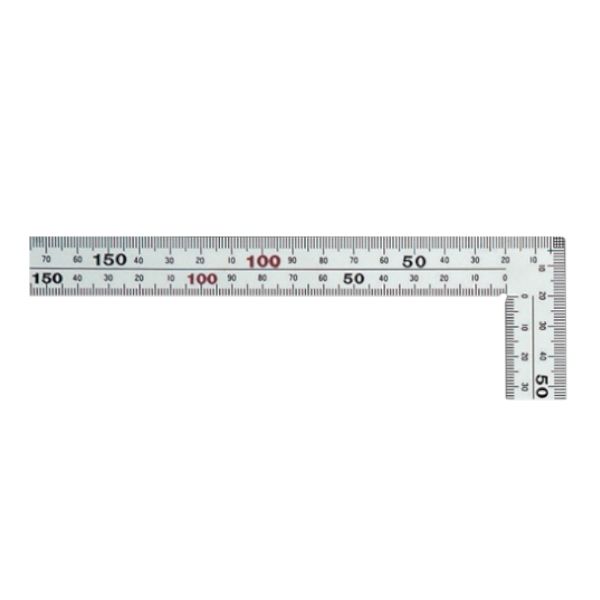 Угольник плоский Shinwa, 500 х 250мм, матовый - изображение 4