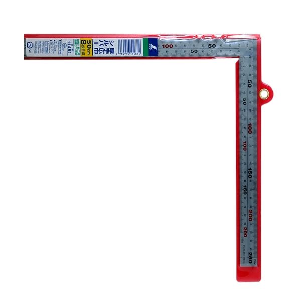 Угольник плоский Shinwa, 500 х 250мм, матовый - изображение 5