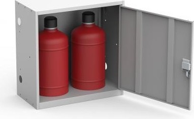 Шкаф для газовых баллонов Металл-завод ШГР 27-2 4 (ral7035 окрашенный) УП-00012838