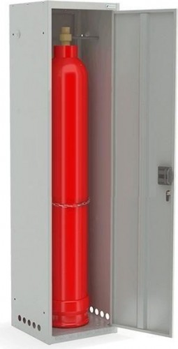 Шкаф для газовых баллонов Металл-завод ШГР 40-1 4 (окрашен ral7035) УП-00013037