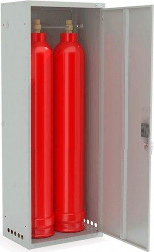 Шкаф для газовых баллонов Металл-завод ШГР 40-2 4 (окрашен ral7035) УП-00013066