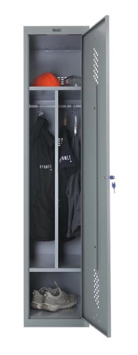 Шкаф для раздевалок усиленный ПРАКТИК ML/LS-11-40D 1830x400x500 мм S23099403902 - изображение 3