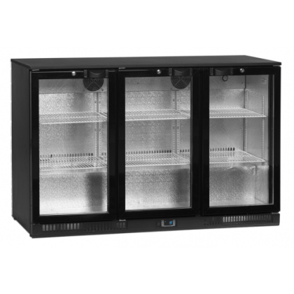 Шкаф холодильный со стеклом TEFCOLD DB301H-3 барный черный