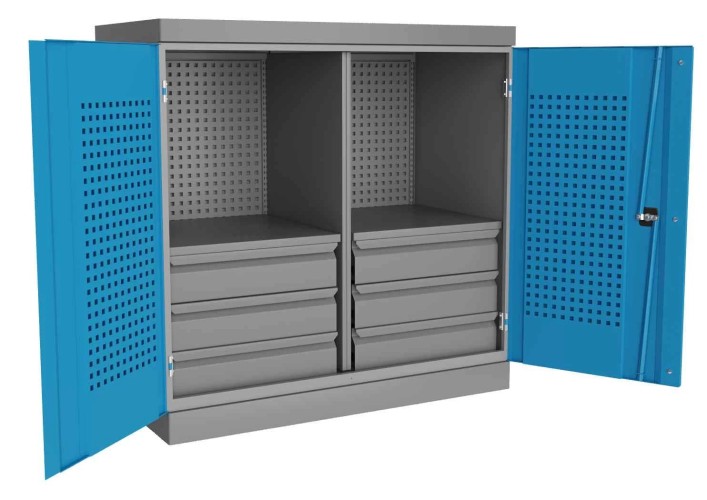 Шкаф инструментальный ВЕРСТАКОФФ TNC 101.6B.2S 180540