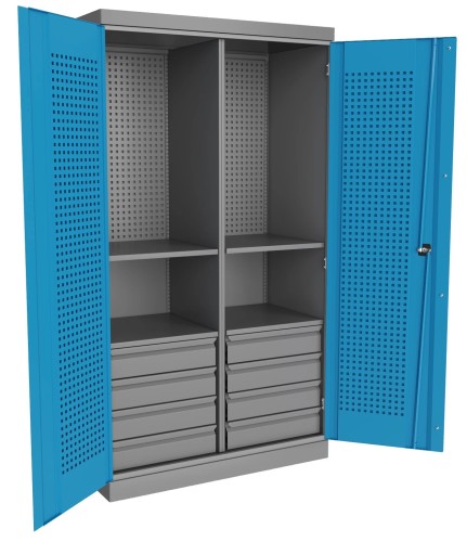 Шкаф инструментальный ВЕРСТАКОФФ TNC 182.8B.4S 180050