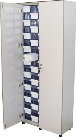 Шкаф многоящичный СТЕЛЛА-ТЕХНИК С-2-90Д на 90 коробов, ЛДСП