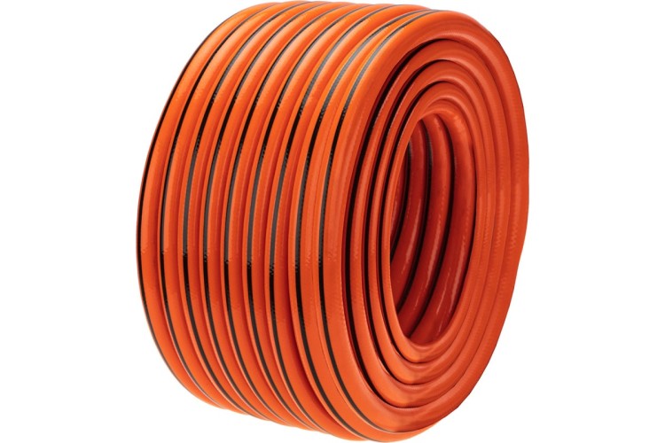 Шланг для полива ЧЕТЫРЕ СЕЗОНА 62-0228-1 3-х слойный армированный 1/2" 25м Профи плюс