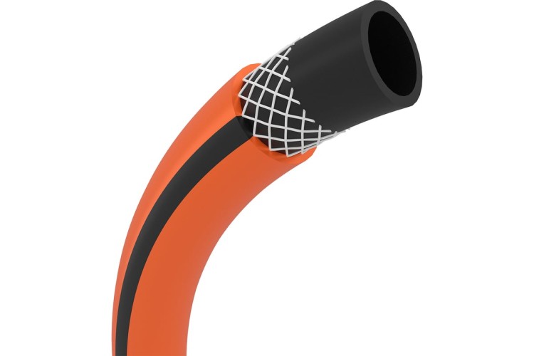 Шланг для полива ЧЕТЫРЕ СЕЗОНА 62-0228-1 3-х слойный армированный 1/2" 25м Профи плюс - изображение 4