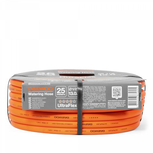 Шланг для полива DAEWOO DWH 8114 ultraflex ⌀ 1/2" (13мм), 25 м - изображение 2