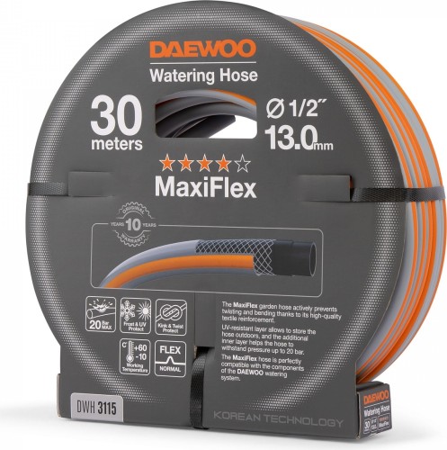 Шланг для полива DAEWOO DWH 3115 maxiflex ⌀ 1/2" (13мм), 30 м - изображение 2