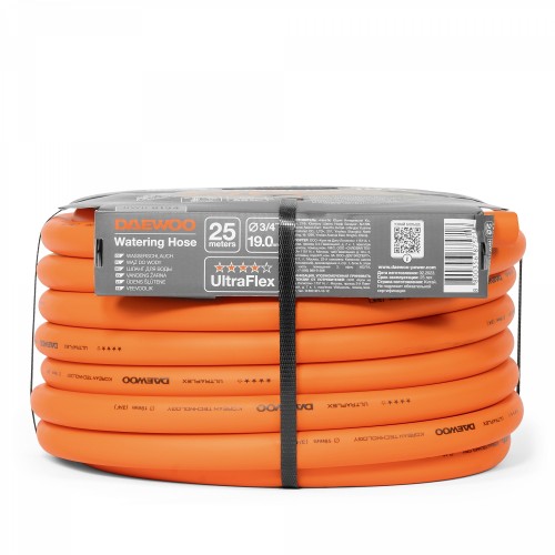 Шланг для полива DAEWOO DWH 8134 ultraflex ⌀ 3/4" (19мм), 25 м - изображение 2