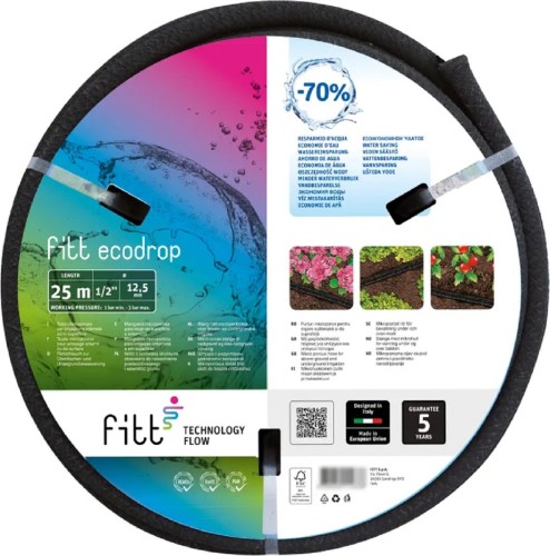 Шланг для полива FITT ECODROP 1/2'' 25m* 95400.30525.07112