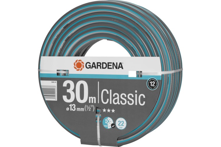 Шланг для полива GARDENA Classic 13 мм (1/2"), 30 м 18009-20.000.00 18009-20.000.00 - изображение 2