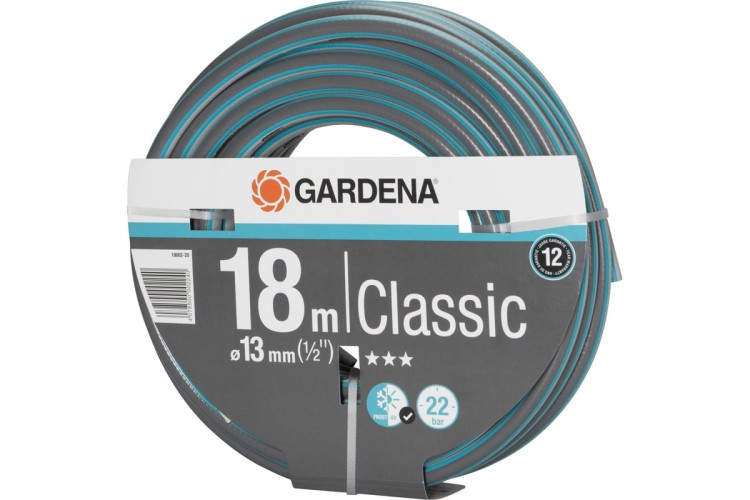 Шланг для полива GARDENA Classic 13 мм (1/2"), 18 м 18002-20.000.00 18002-20.000.00 - изображение 2