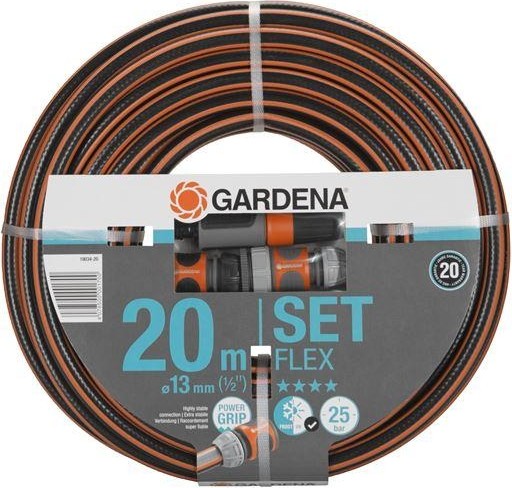 Шланг для полива GARDENA Flex  1/2" х 20 м с комплектом фитингов 18034-20.000.00 18034-20.000.00