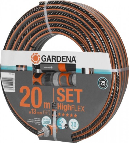 Шланг для полива GARDENA Highflex 1/2" х 20 м с комплектом фитингов 18064-20.000.00 18064-20.000.00 - изображение 2