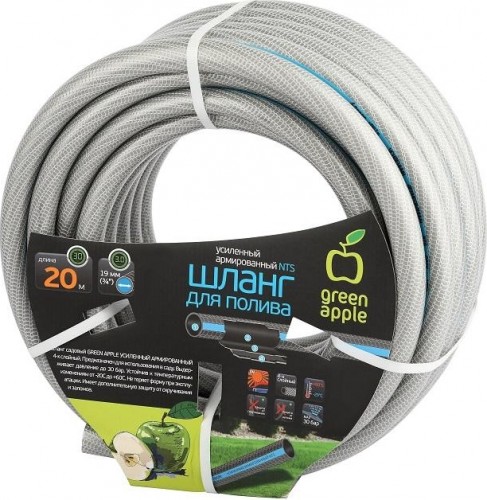 Шланг для полива GREEN APPLE 3/4" х 20 м усиленный NTS GATH-1920 Б0059143