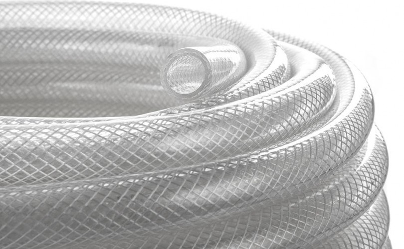 Шланг для полива QUATTRO ELEMENTI Cristallino 3/4" 25 метров армированный толщина стенки 3,0 мм, силиконовый 246-944 - изображение 2