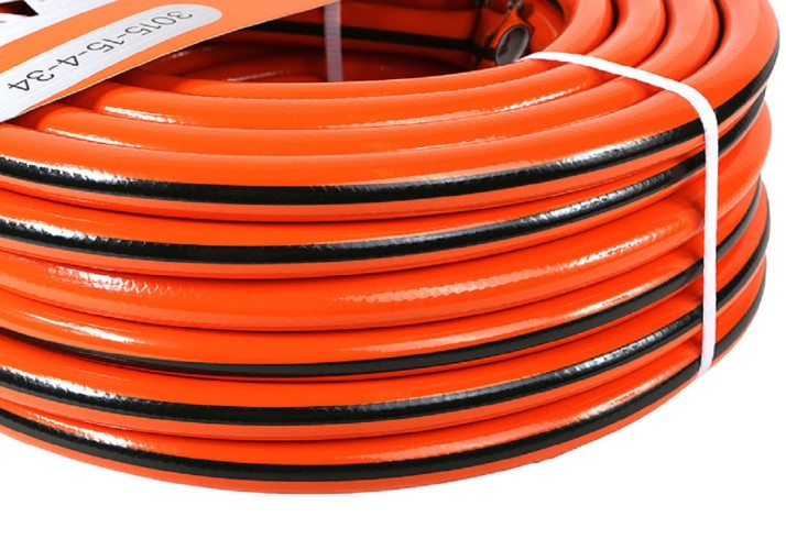 Шланг для полива Sturm 3015-15-4-34 3/4" 25м, оранж+черн,усиленный армир. 4 слойн. - изображение 2