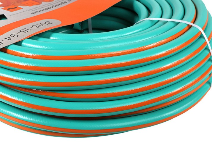 Шланг для полива Sturm 3015-15-34-50 3/4" 50м оранж+мятн,усиленный армир. 3 слойн. - изображение 2