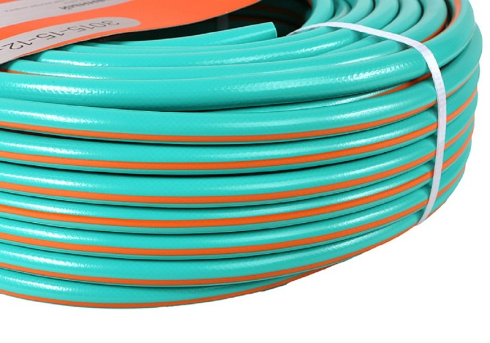 Шланг для полива Sturm 3015-15-12-50 1/2" 50м оран+мятн,армир,прочн.,эласт.,3х сл - изображение 2