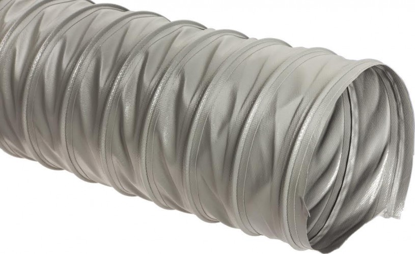 Шланг гибкий ПВХ  JET WV-100-50 серый, 5 м, 100 мм.