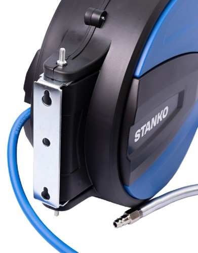 Шланг на самоскручивающейся катушке  СТАНКОИМПОРТ HR0812HPVC 8/12 мм 10 метров - изображение 3