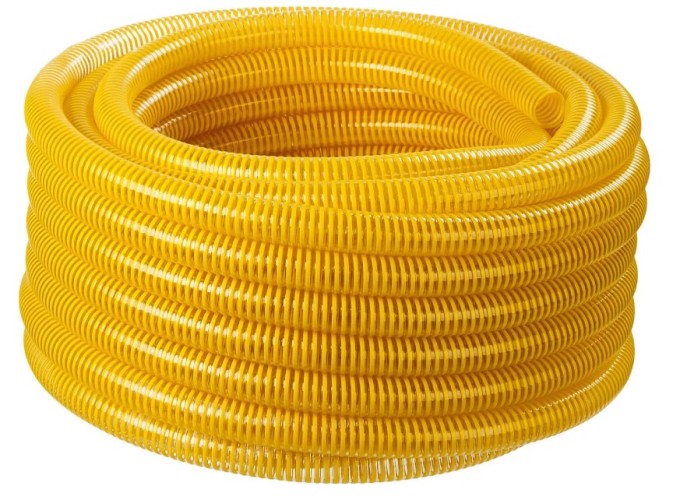 Шланг напорно-всасывающий ЗУБР со спиралью ПВХ 10 атм, 32ммх30м 40327-32-30