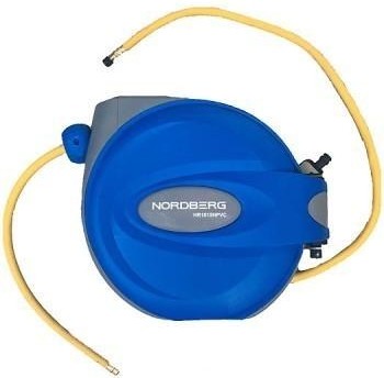 Шланг полиуретановый на автоматической катушке NORDBERG HR1015HPVC Диаметр 9,5 / 15.5 мм, длина 15 м HR1015HPVC