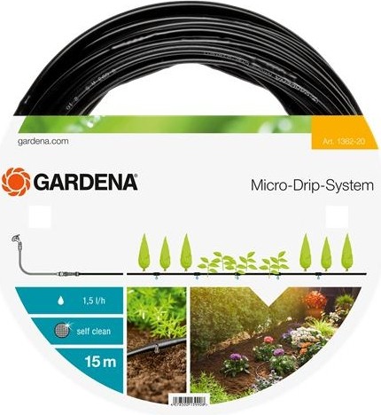 Шланг сочащийся GARDENA 4.6 мм (3/16”) 15 м для наземной прокладки (для удлинения) 01362-20.000.00 01362-20.000.00