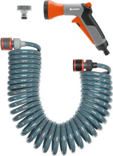 Шланг спиральный GARDENA 10 м с комплектом для полива 18424-20.000.00 18424-20.000.00