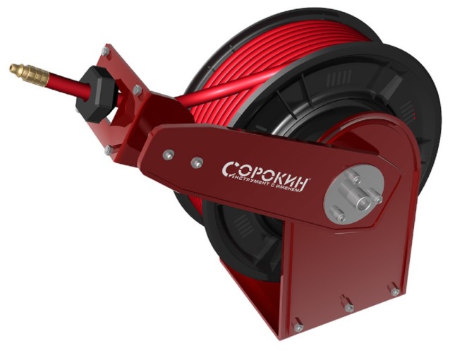 Шланг воздушный PVC СОРОКИН 2.222 на катушке 3/8" 15 м