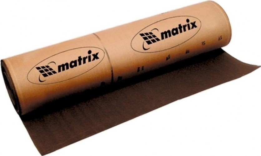 Шлифлента на тканевой основе MATRIX зерн.(p100), 1000 мм х рул.20 м, водостойкая 75290