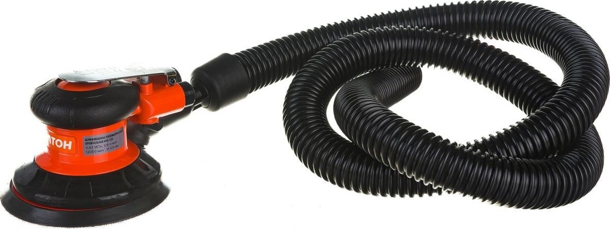 Шлифмашина эксцентриковая пневматическая КРАТОН AOG-125 с пылеотводом 3 01 08 001 - изображение 4