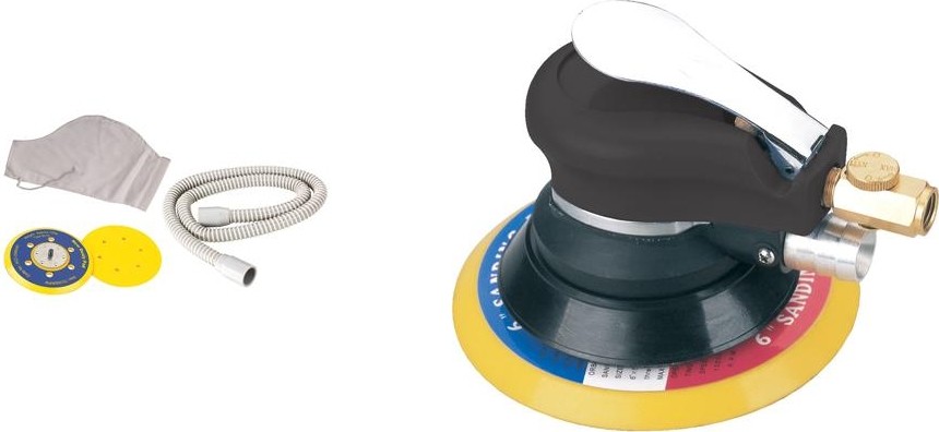Шлифмашина эксцентриковая пневматическая FUBAG SR150CV с набором для пылеотведения 8641849