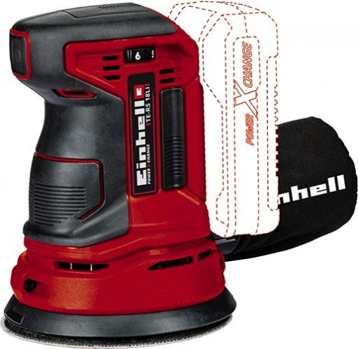 Шлифмашина эксцентриковая EINHELL PXC TE-RS 18 Li-Solo аккумуляторная  4462010