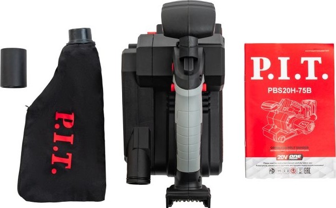 Шлифмашина ленточная аккумуляторная P.I.T. PBS20H-75B Solo - изображение 4