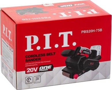 Шлифмашина ленточная аккумуляторная P.I.T. PBS20H-75B Solo - изображение 5