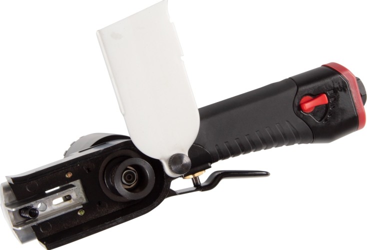 Шлифмашина ленточная пневматическая MIGHTY SEVEN QB-325N 4 насадки, кейс - изображение 4