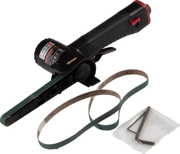 Шлифмашина ленточная пневматическая MIGHTY SEVEN QB-321 10х330 мм - изображение 3