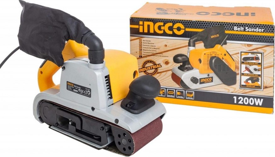 Шлифмашина ленточная сетевая INGCO PBS12001 - изображение 2