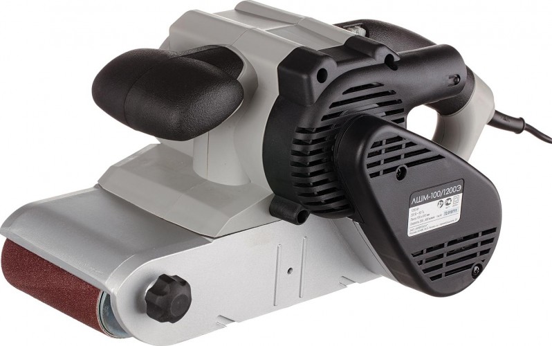 Шлифмашина ленточная сетевая ИНТЕРСКОЛ ЛШМ-100/1200 72.1.1.00
