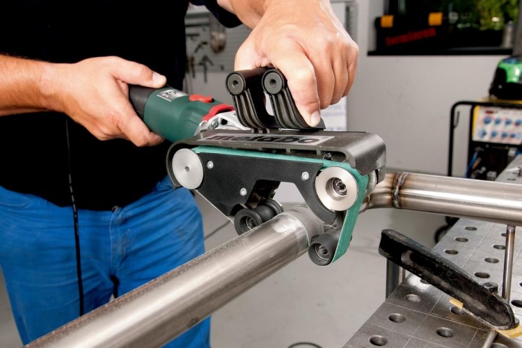 Шлифмашина ленточная сетевая METABO RBE 9-60 Set 602183510 - изображение 3