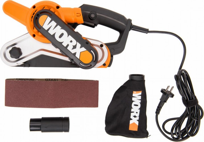 Шлифмашина ленточная сетевая Worx WX661.1 76x533мм - изображение 5