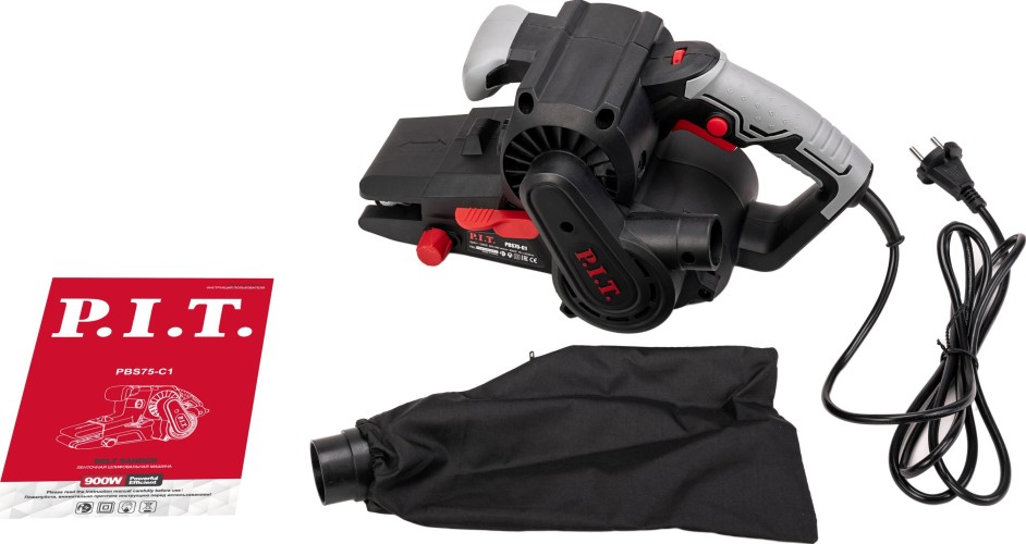 Шлифмашина ленточная сетевая P.I.T. PBS75-C1 Мастер - изображение 5