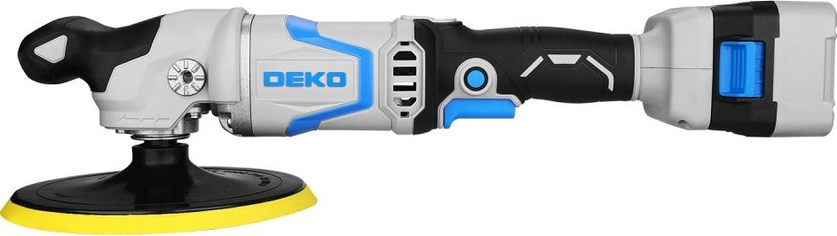 Шлифмашина полировальная DEKO CPDU20 PRO аккумуляторная 180 мм, 20B, 1x4.0Aч 083-1033 - изображение 5