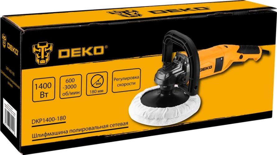 Шлифмашина полировальная DEKO DKP1400-180 083-1049 - изображение 5