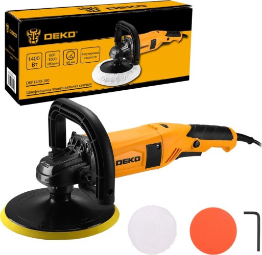 Шлифмашина полировальная DEKO DKP1400-180 083-1049 - изображение 2